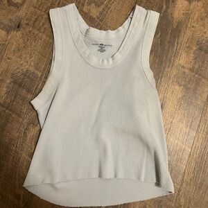 Cropped Light Blue Tank